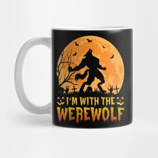 I’m With The Werewolf Halloween Mug